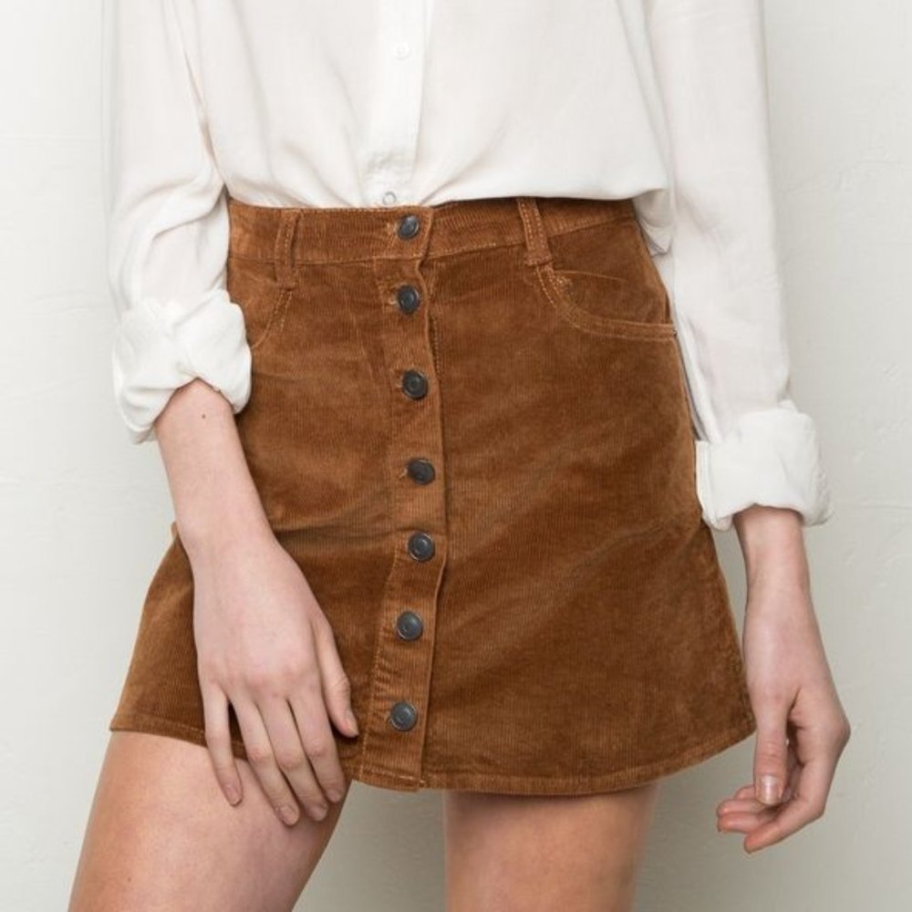 Brandy Melville Klum Corduroy Skirt